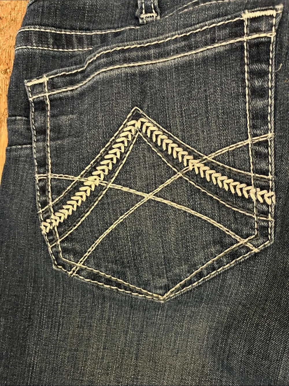 Ariat Dark Blue Straight-Leg Jeans